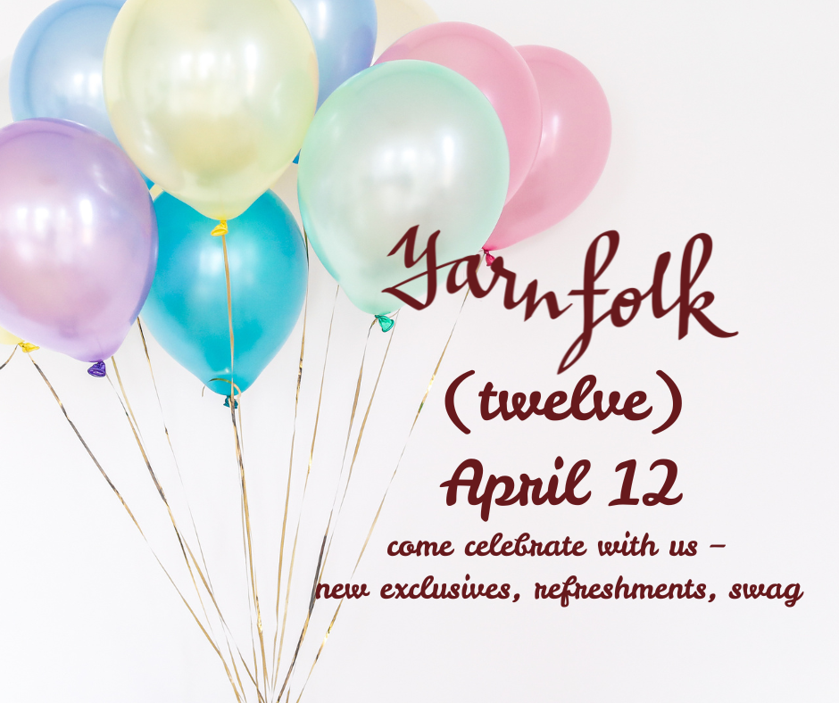 Our 12th SHOP ANNIVERSARY is SATURDAY!