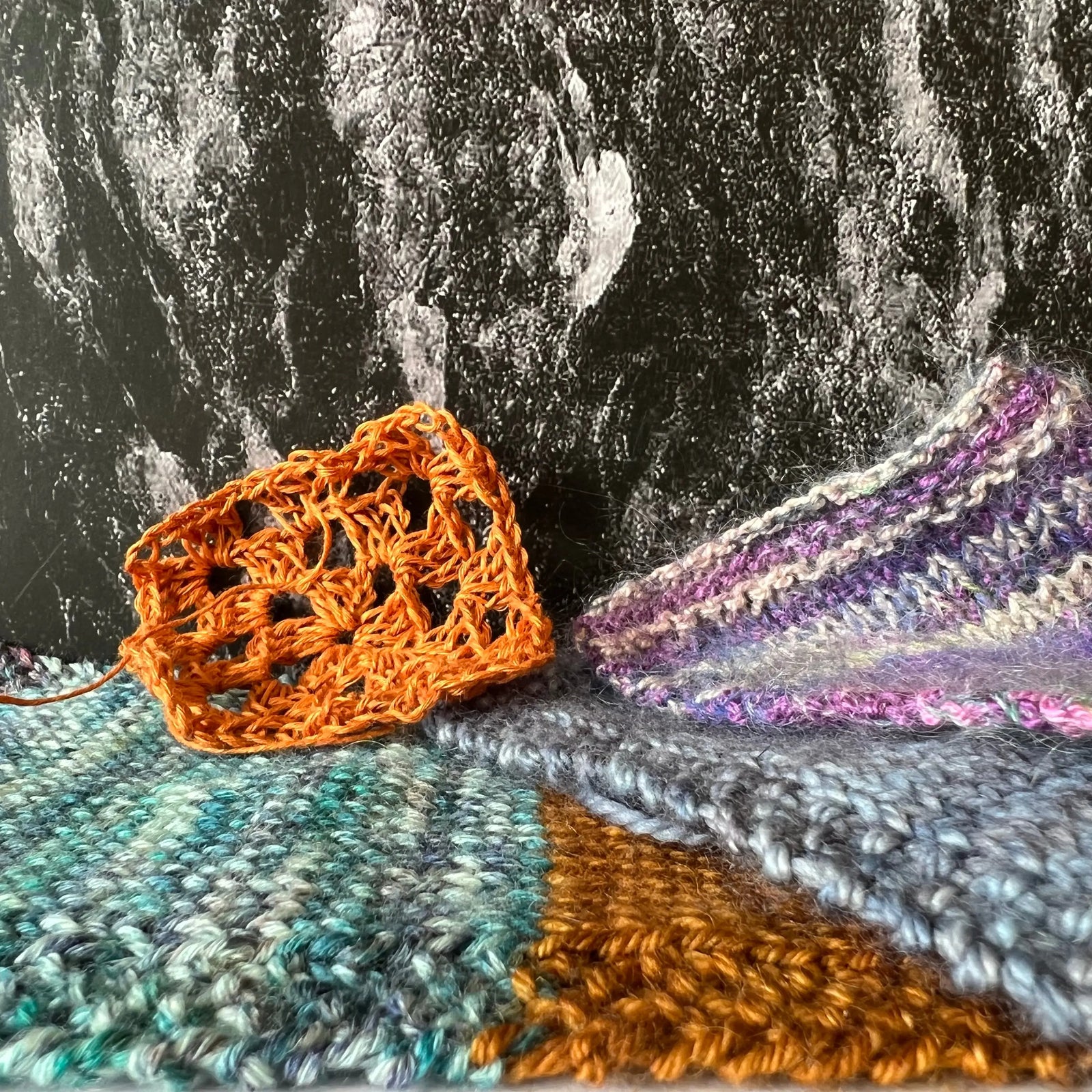 And now, some casting on! + Versa Cowl Kits Yarn Folk