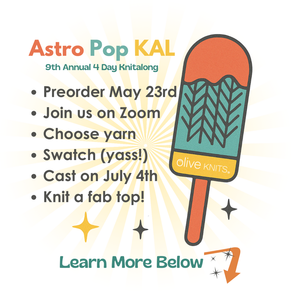 It's Pre-Order Time for Marie Greene's Summer KAL: Astro Pop! - Yarn Folk
