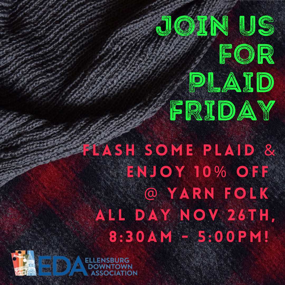 Plaid Friday (and Small Business Saturday, and Cyber Monday) Yarn Folk