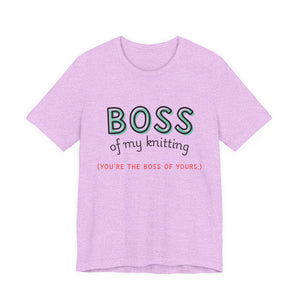Knitting Boss Unisex Tee