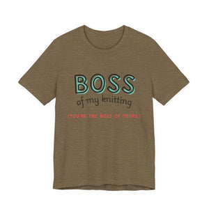 Knitting Boss Unisex Tee