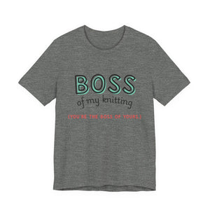 Knitting Boss Unisex Tee