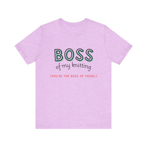 Knitting Boss Unisex Tee