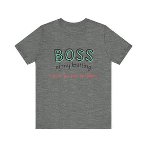 Knitting Boss Unisex Tee