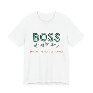 Knitting Boss Unisex Tee