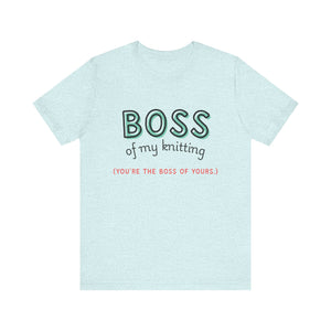 Knitting Boss Unisex Tee
