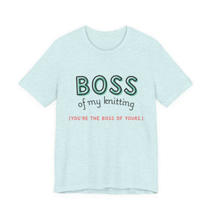 Knitting Boss Unisex Tee