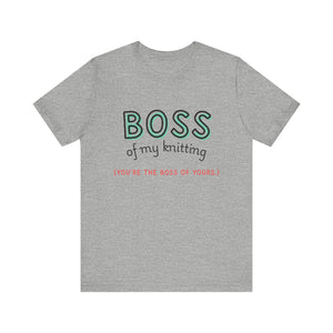 Knitting Boss Unisex Tee