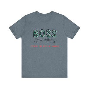 Knitting Boss Unisex Tee