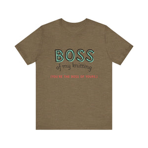 Knitting Boss Unisex Tee