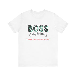 Knitting Boss Unisex Tee