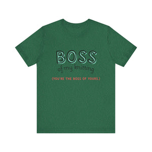 Knitting Boss Unisex Tee