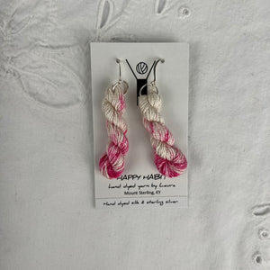 Happy Habit Hand Dyed Silk Earrings