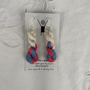 Happy Habit Hand Dyed Silk Earrings