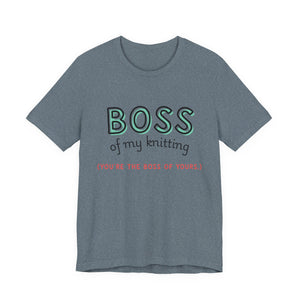 Knitting Boss Unisex Tee