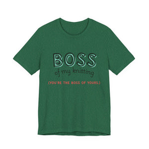 Knitting Boss Unisex Tee