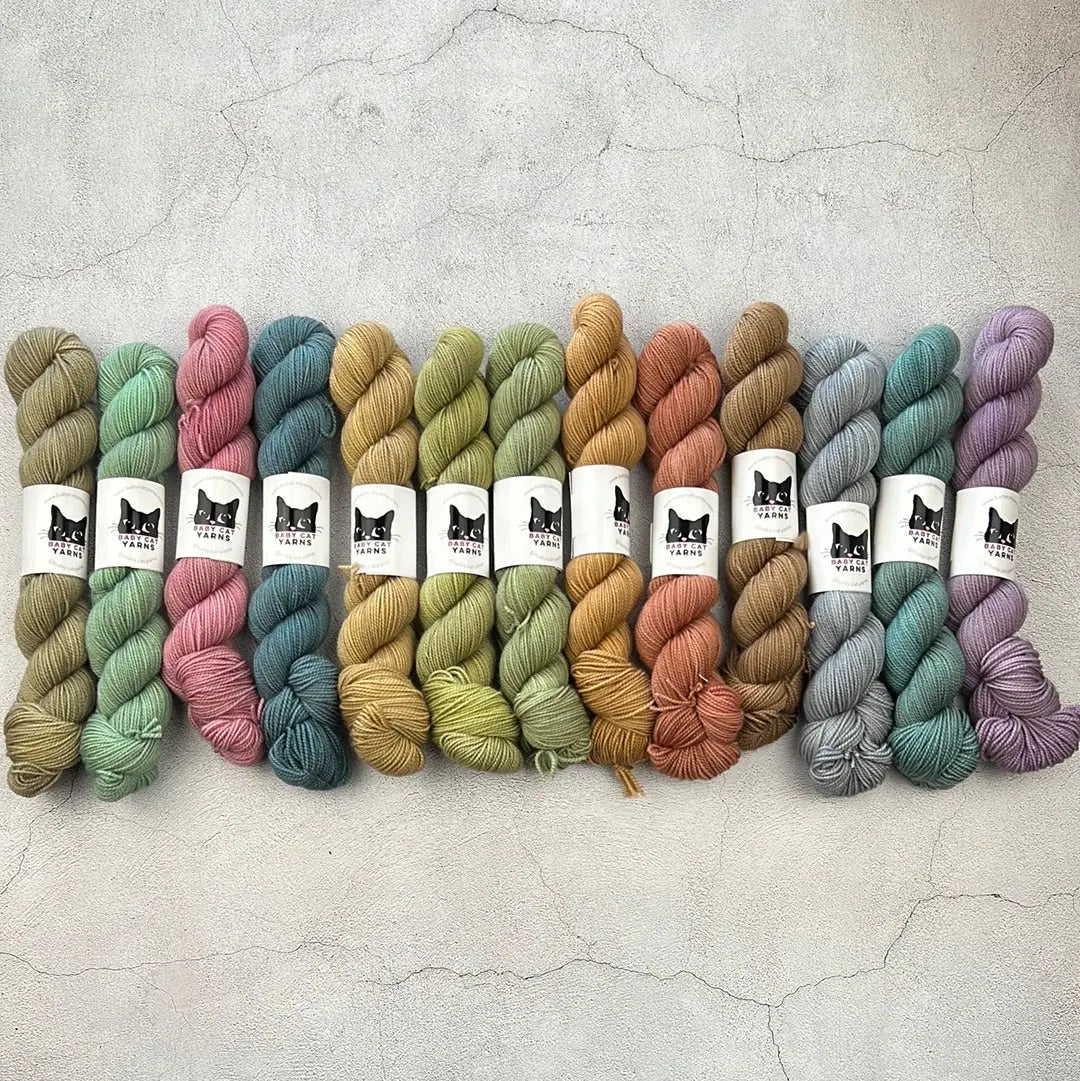 Novelty Yarn 3 strand 75 yds Assorted Colors 2-New!
