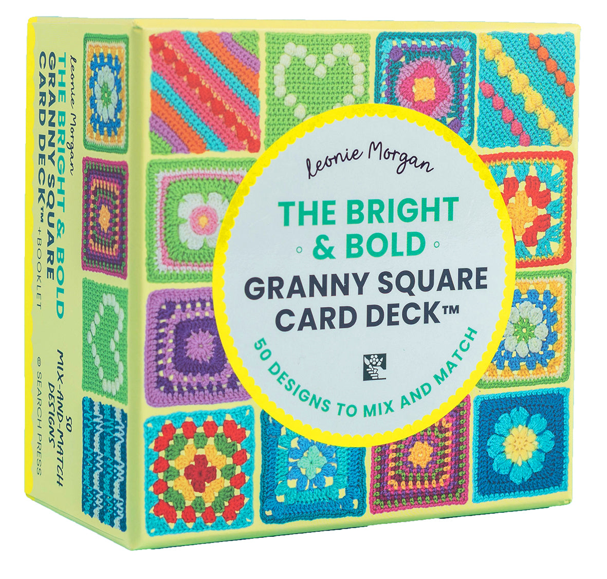 Bright and Bold Granny Square Card Deck
