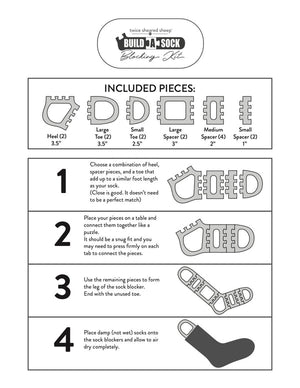Twice Sheared Sheep Build A Sock Blocking Kit