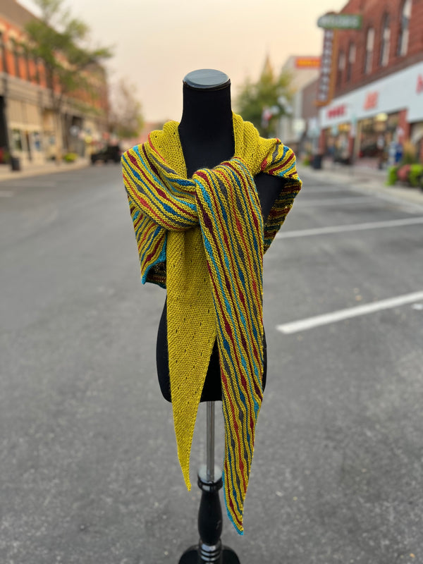 stripe shawl