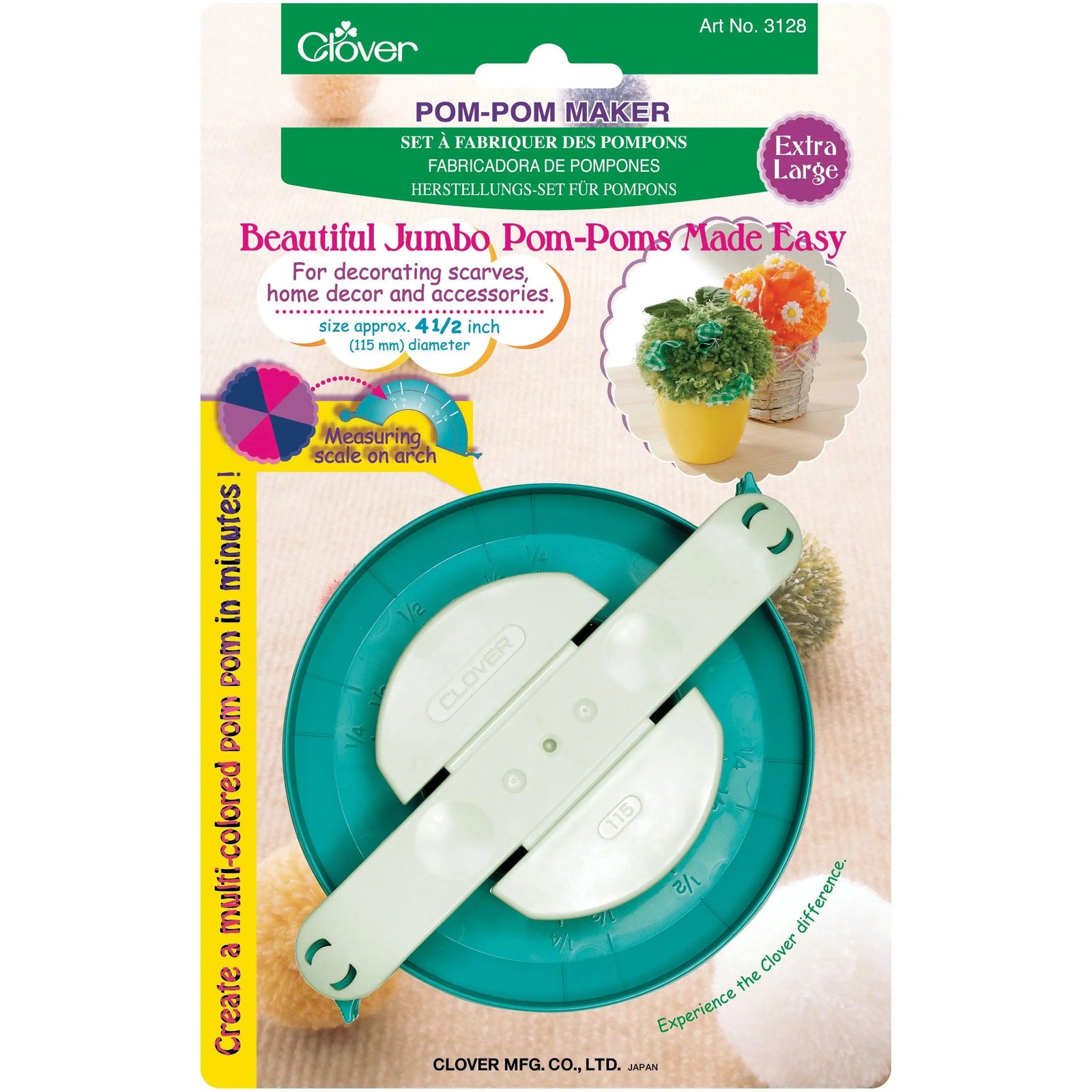 Clover Pom Pom Makers Yarn Folk