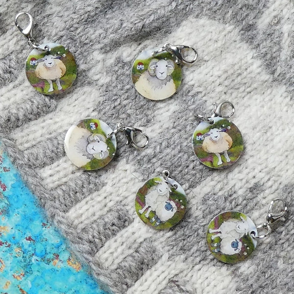 Emma Ball Stitch Markers & Tins Yarn Folk