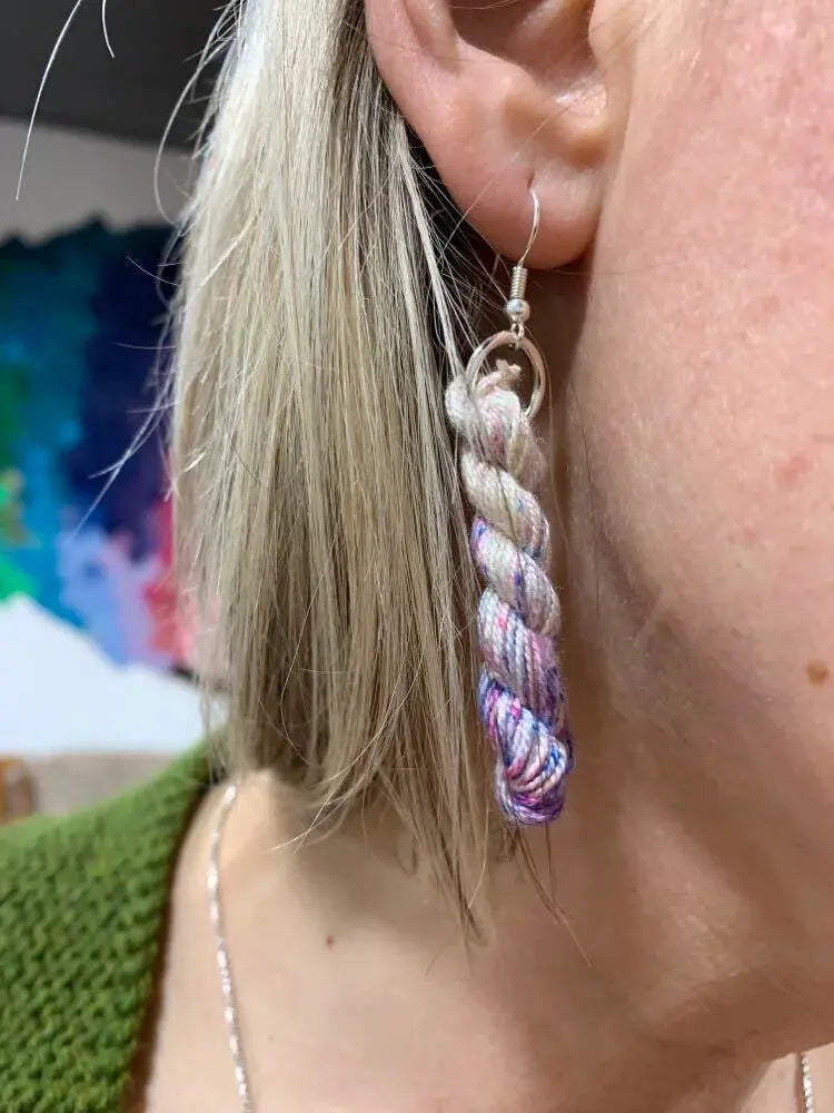 Happy Habit Hand Dyed Silk Earrings Bryson