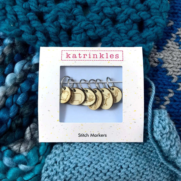 Katrinkles Stitch Markers Yarn Folk
