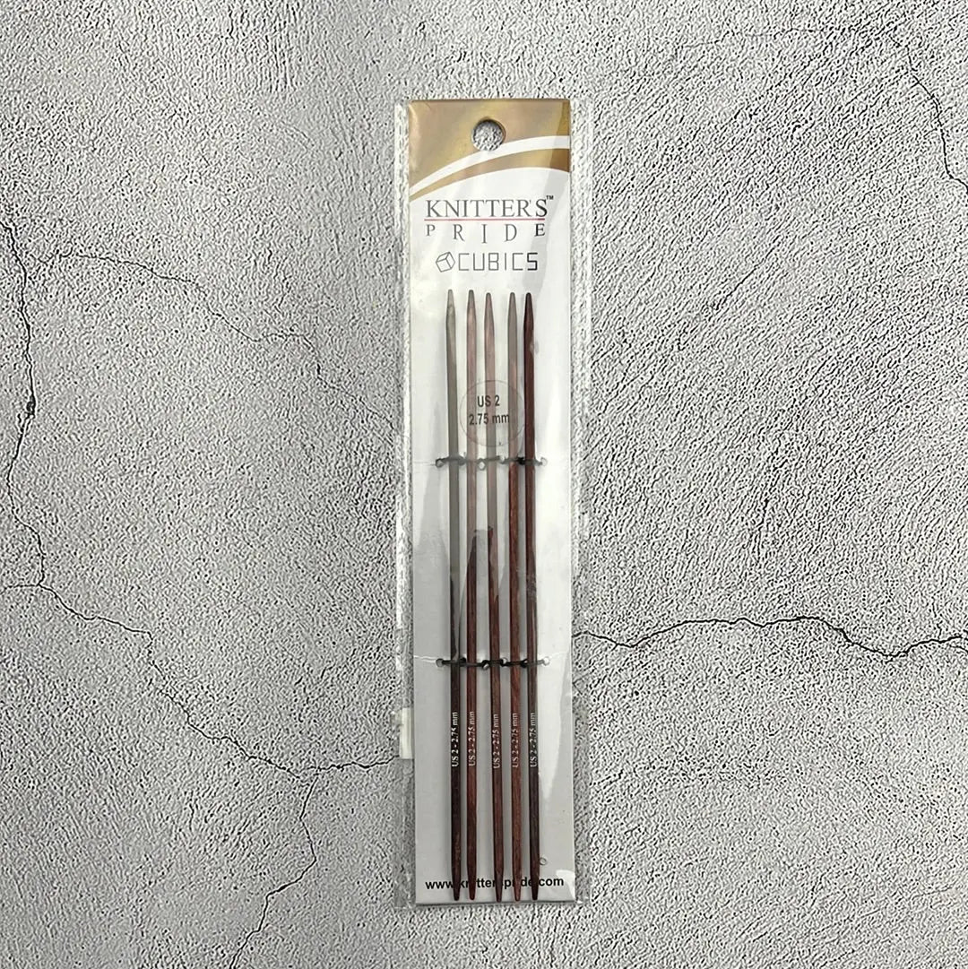 Nickel Plated 8 Double Pointed Needles - Size 7 (4.50mm)