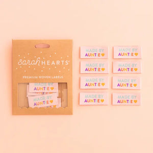 Sarah Hearts Premium Woven Labels Sarah Hearts