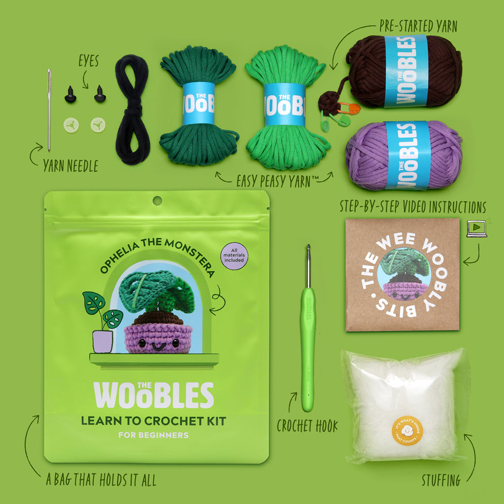 Woobles Learn to Crochet Kits – Beginner Amigurumi Kits with Video