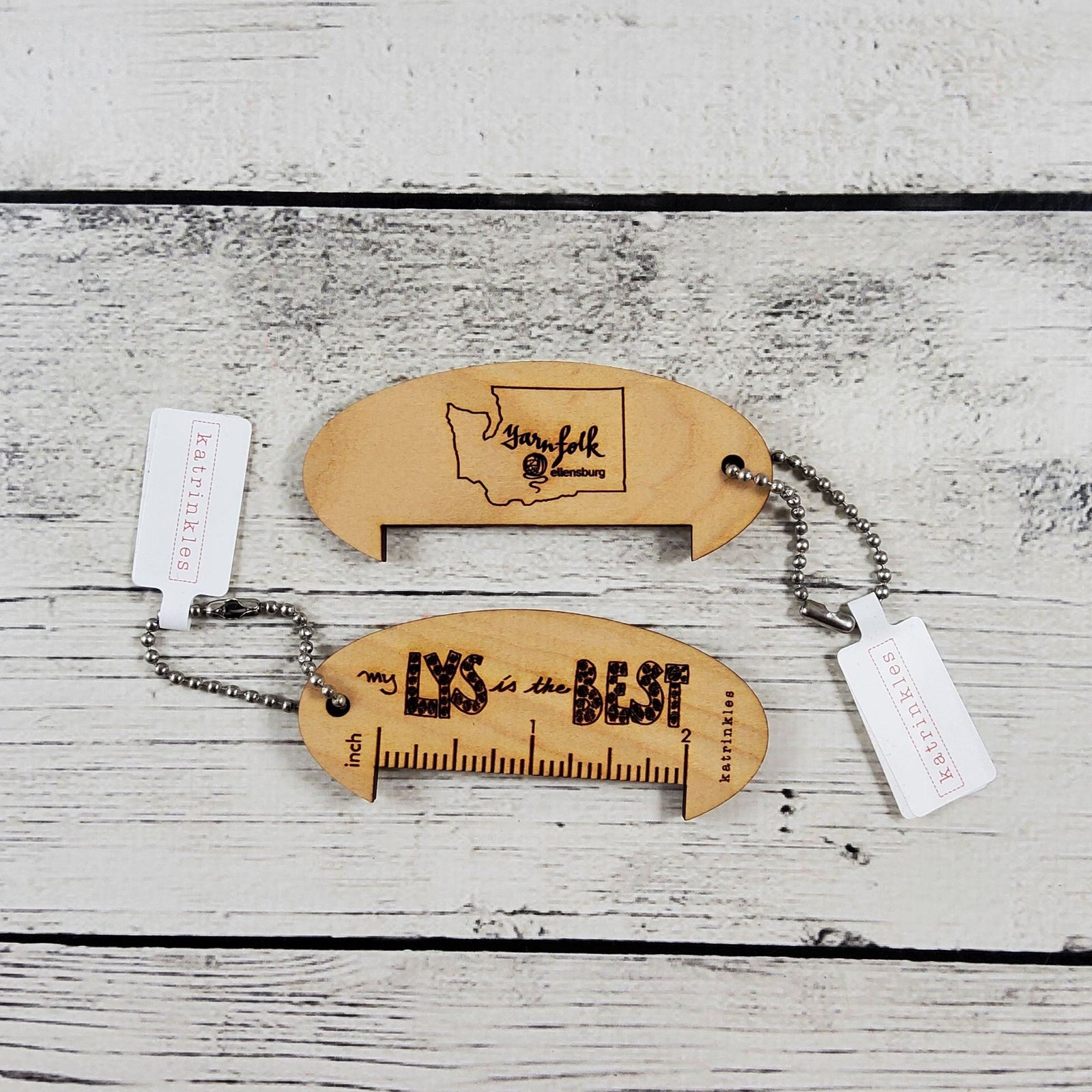 Katrinkles 2" Keychain Ruler