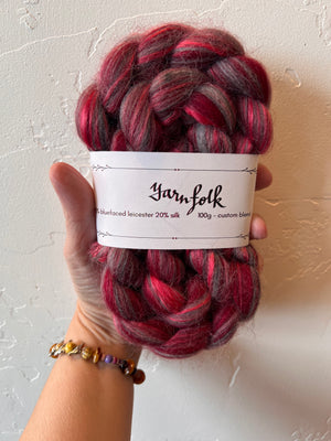 Bluefaced Leicester/Silk Custom Blends