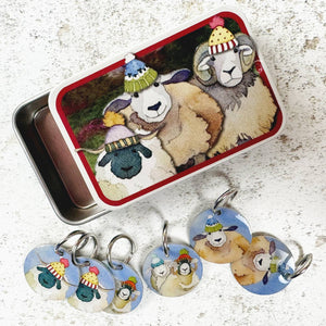 Emma Ball Stitch Markers & Tins