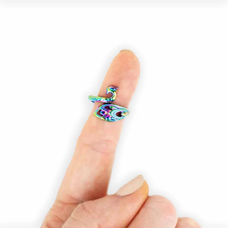 Twice Sheared Sheep Peacock Yarn Tensioning Ring