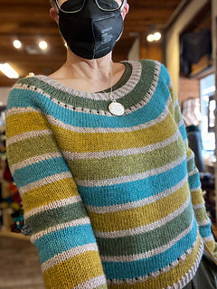 Stripes of Joy Pullover Kits Murky Depths