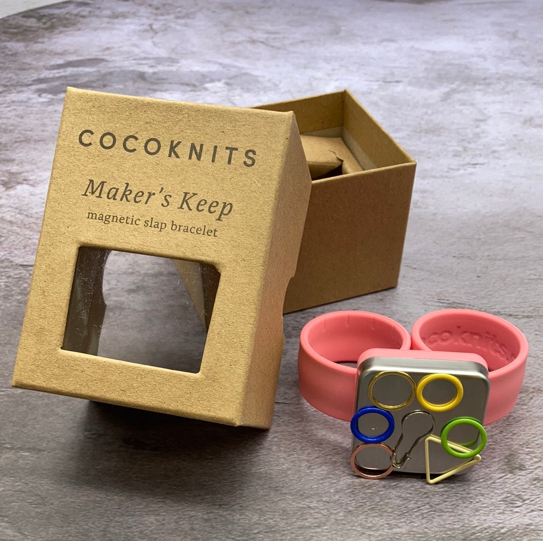 Cocoknits Maker's Keep Magnetic Slap Bracelet - Neighborhood Fiber Co.