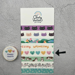 Cheery Human Washi Tape (and a sticker)