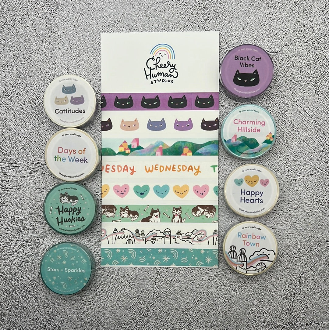 Cheery Human Washi Tape (and a sticker) Cheery Human