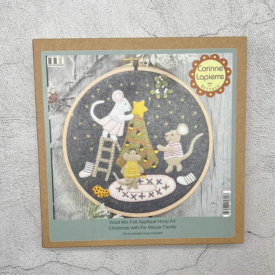 Hook, Line and Tinker Embroidery Kit- Kitten With Knitting